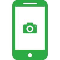 LINE公式アカウントに
写真と簡単な情報を送信